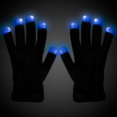 LED Black Rave Gloves