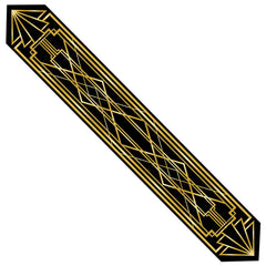 Roaring 20's Art Deco Table Runner