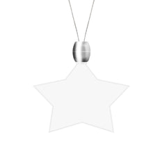 White LED Star Pendant Necklace