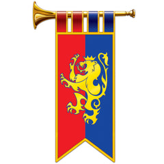 Medieval Herald Trumpet Cutouts