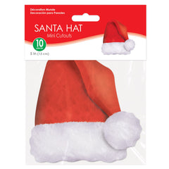 Mini Santa Hat Cutouts