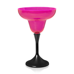 Neon Pink LED 10 oz. Margarita Glass