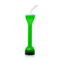 LED Green Flashing 17 oz. Yard Glass