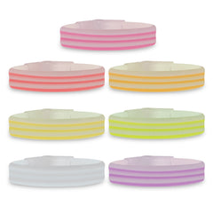 Assorted Triple Wide 9" Glow Bracelets
