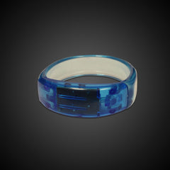 Blue LED Bangle Bracelet