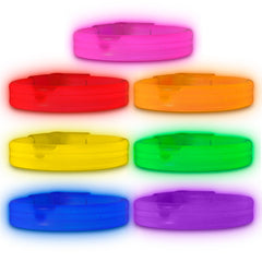 Assorted Triple Wide 9" Glow Bracelets