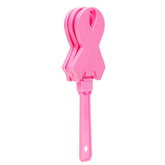 Pink Ribbon Hand Clappers