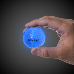 Blue Glow Flyer Golf Ball