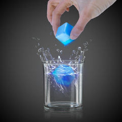 Blue Glow Ice Cubes