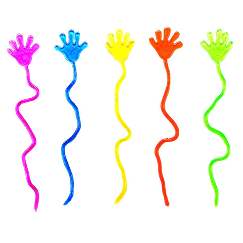 Vinyl Glitter Sticky Hands - 48 pack – Windy City Novelties
