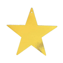 Gold Star Foil Cutout