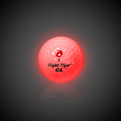 Night Flyer LED Red Constant-On Golf Ball