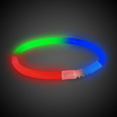 Blue, Green & Red 9" Glow Bracelets