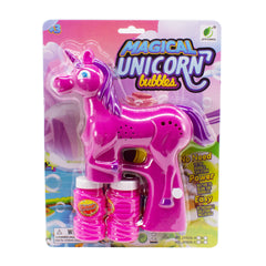 LED Unicorn Bubble Gun