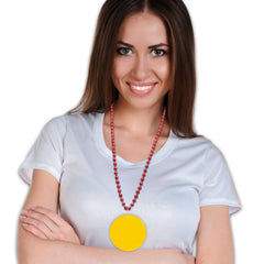 Yellow Plastic 2 1/2" Medallion
