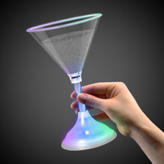 LED 7 oz. Martini Glass