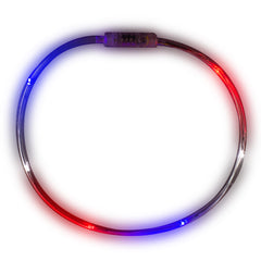 LED Patriotic Light Chaser Necklace