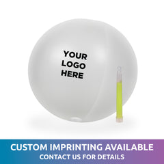 Glow in the Dark 12" Aqua Beach Ball