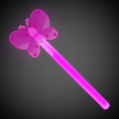 Pink Butterfly Glow Wand