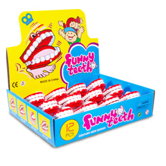 Wind-Up Chatter Teeth Retail Counter Display