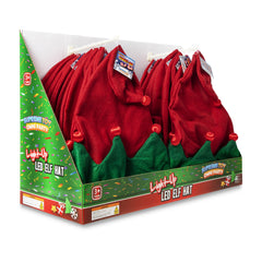 LED Elf Hats Retail Counter Display