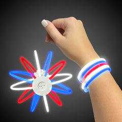 Patriotic Glow Bracelets Retail Counter Display