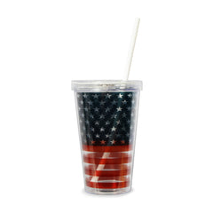 LED Patriotic Double Wall 16 oz. Cup