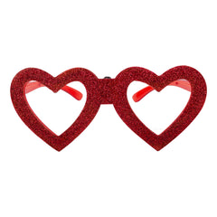 LED Red Heart Glitter Glasses
