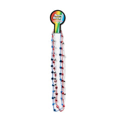 Patriotic Star Bead 33" Necklaces