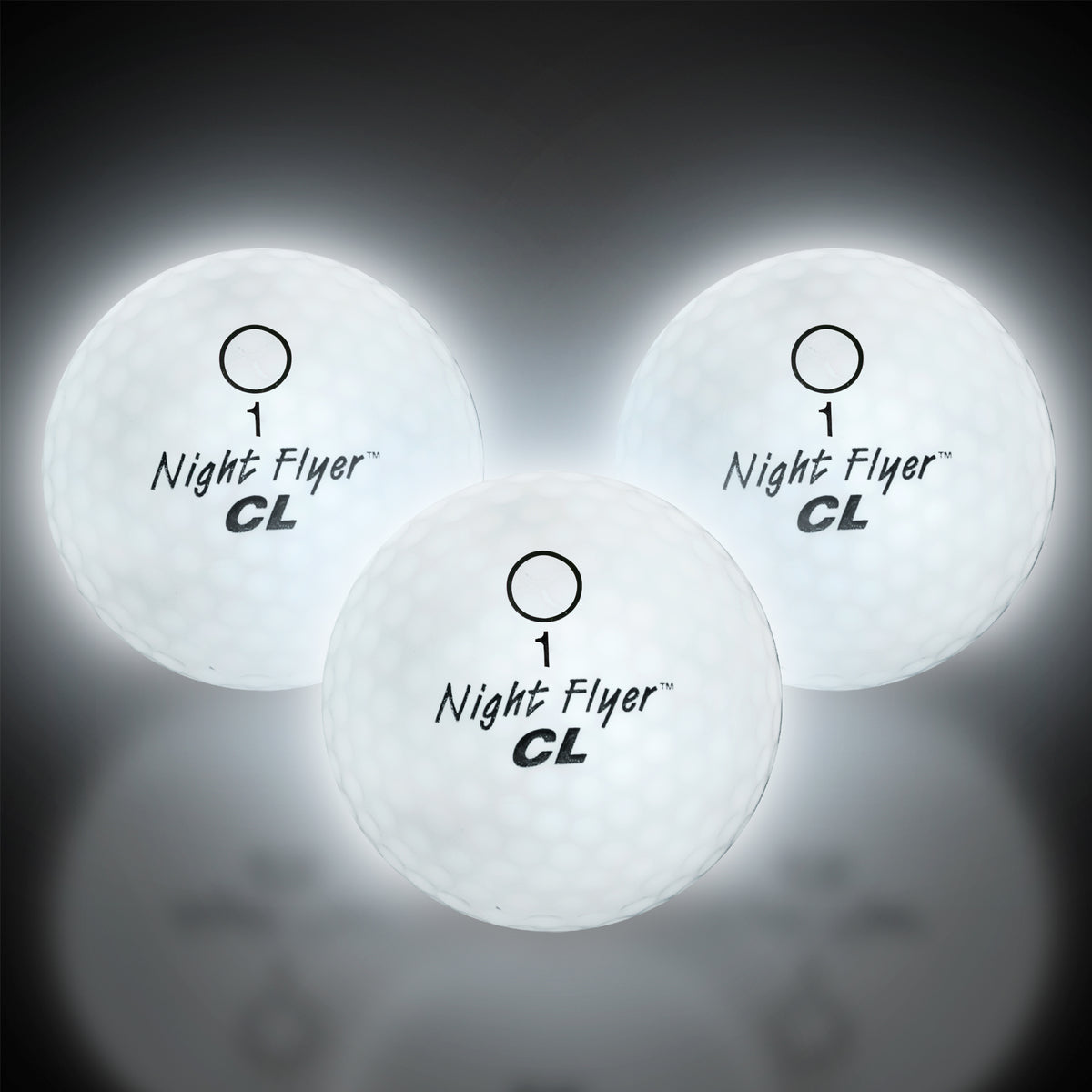 Night Flyer White Golf Balls