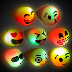LED Emojicon Jelly Rings
