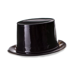 Black Plastic Top Hats