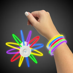 Assorted Glow 8" Bracelets Retail Counter Display