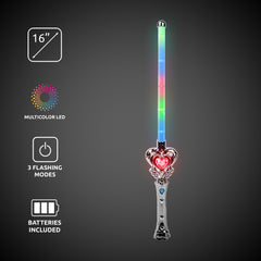 LED Royal Heart Wand
