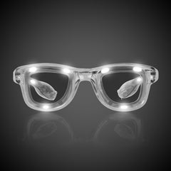 White LED Retro Sunglasses