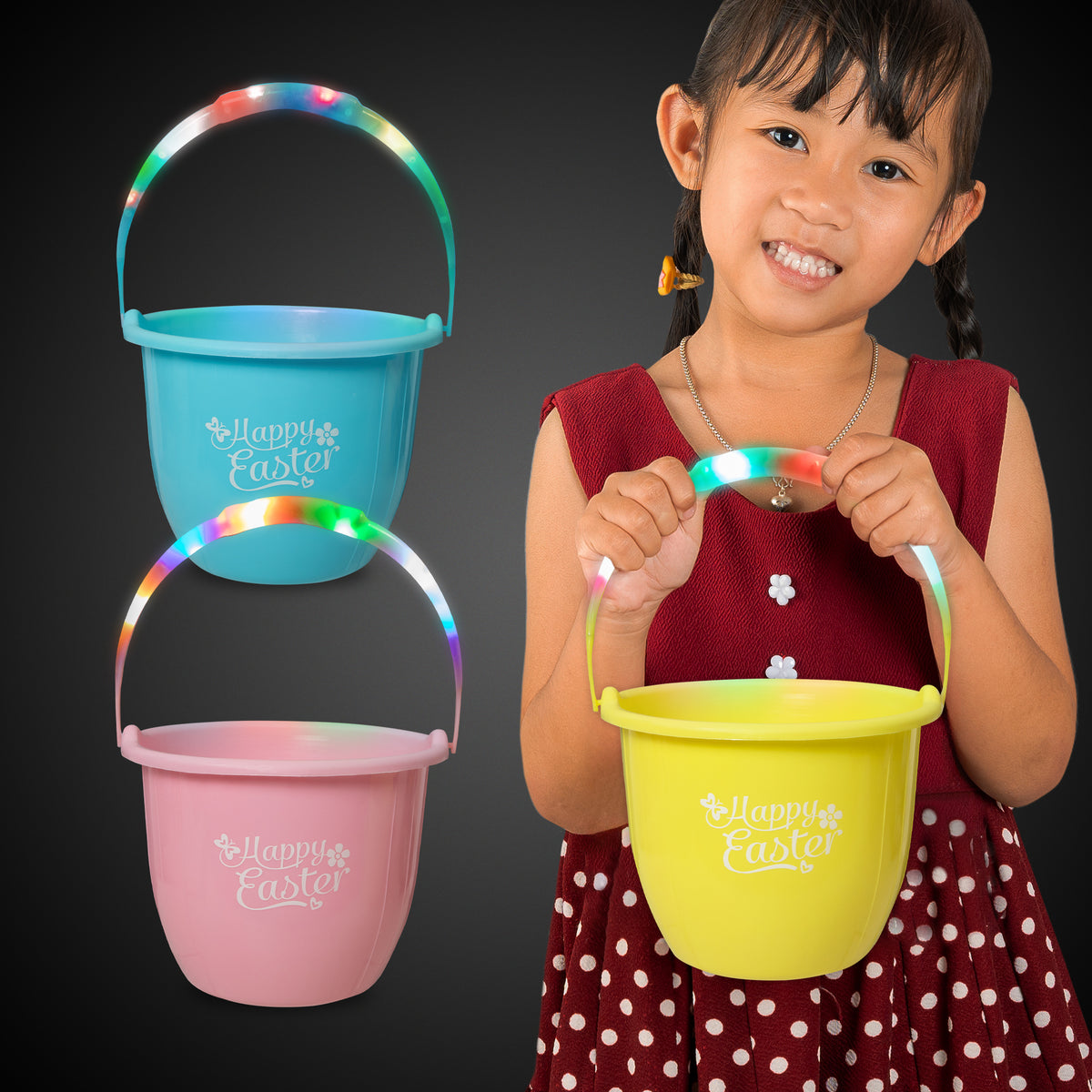 LED Easter Bunny Baskets