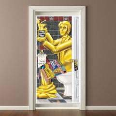 Awards Night Bathroom Door Cover