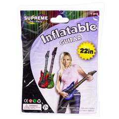 Inflatable 22" Assorted Color Guitars