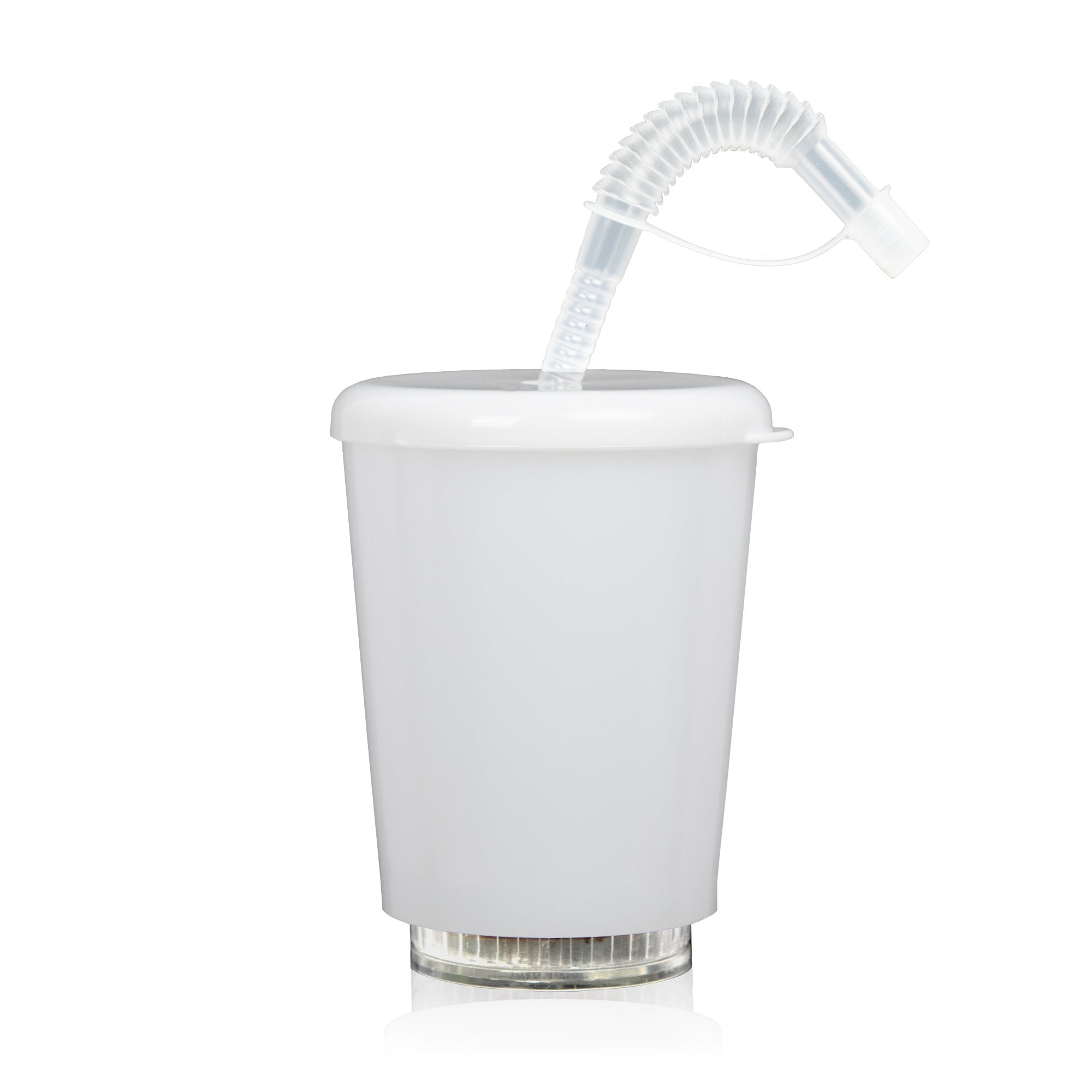 Pvc Cup Led LED Cup with Lid and Straw-12oz – Windy City Novelties