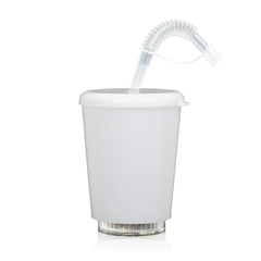 LED 12 oz. Cup with Lid & Straw