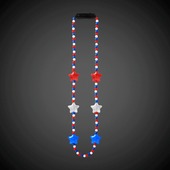 LED Patriotic Star Necklaces Retail Counter Display