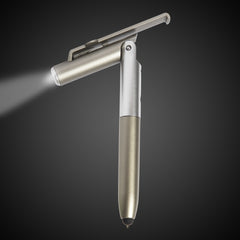 Silver LED All-in-One Pen