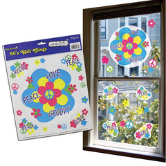 60s Retro Window Clings