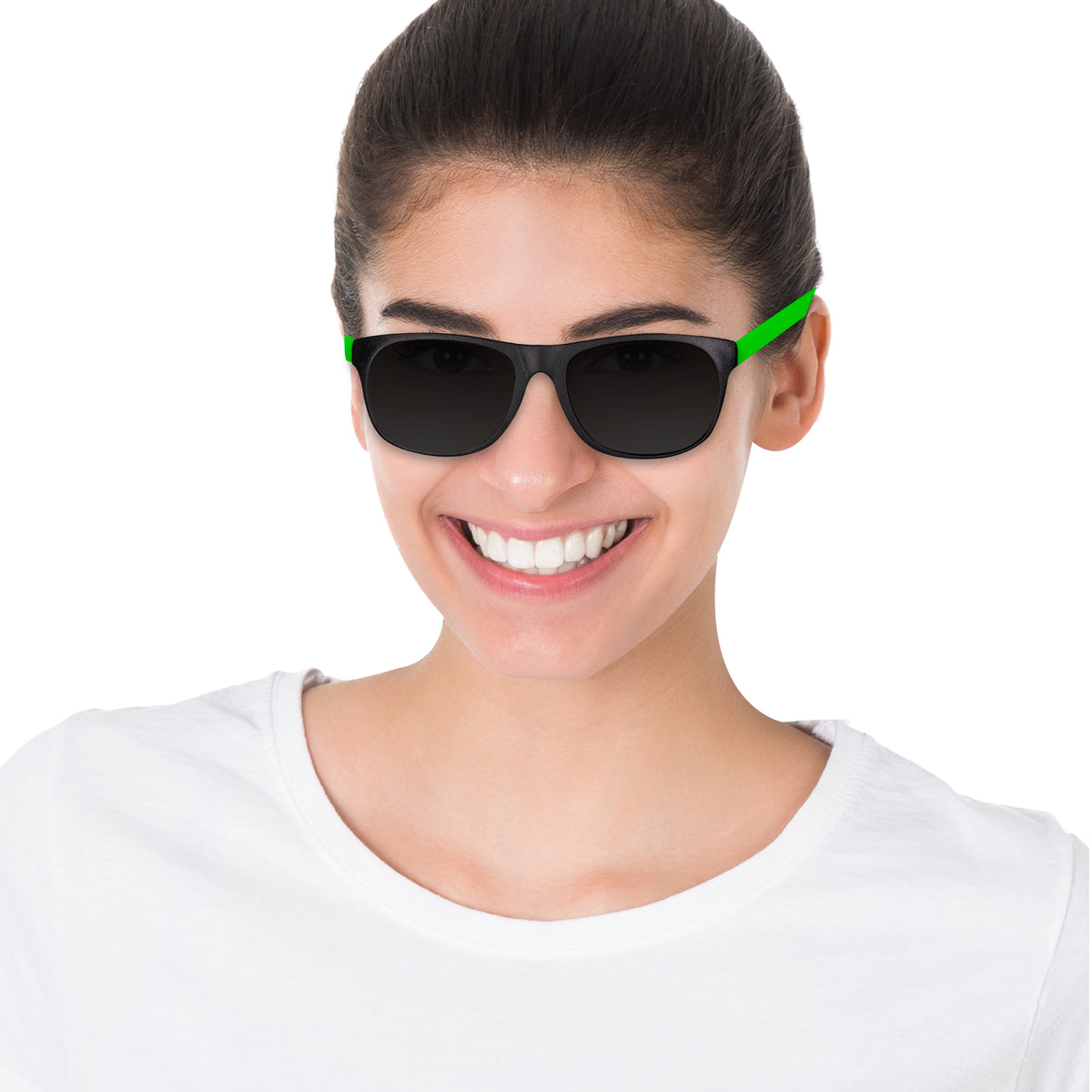 Neon Green Retro Sunglasses