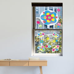 60s Retro Window Clings