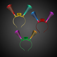 LED Fiber Optic Headbands