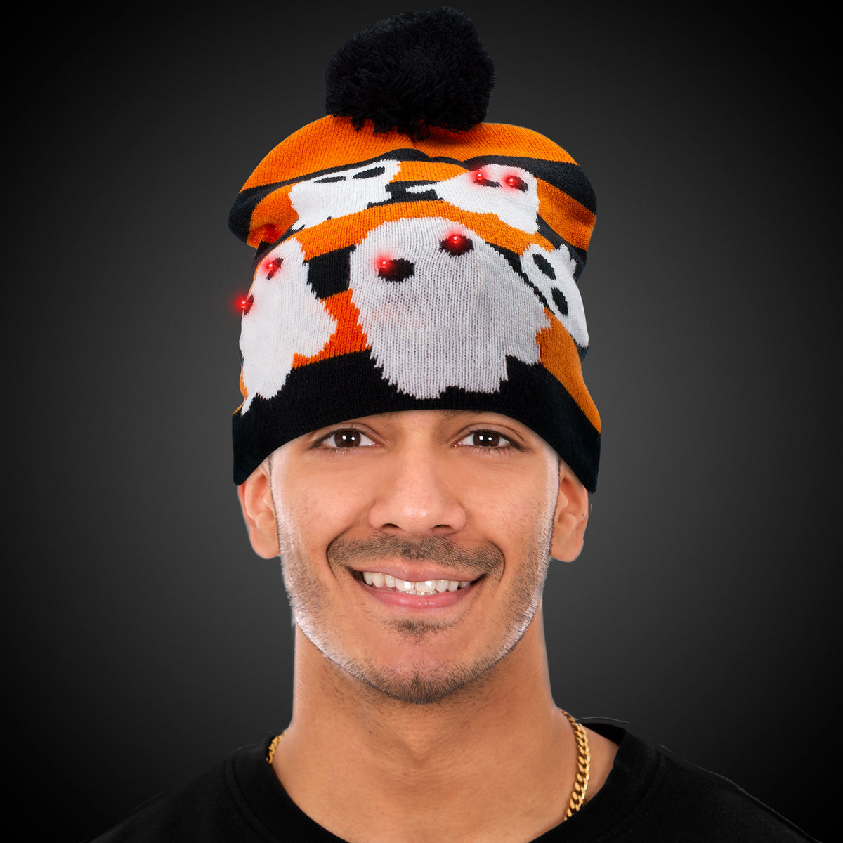 LED Ghost Knit Beanie