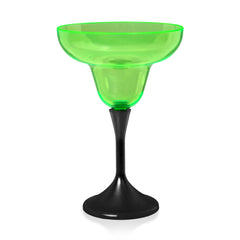 Neon Green LED 10 oz. Margarita Glass