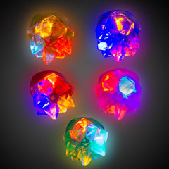 LED Star Spike Jelly Rings