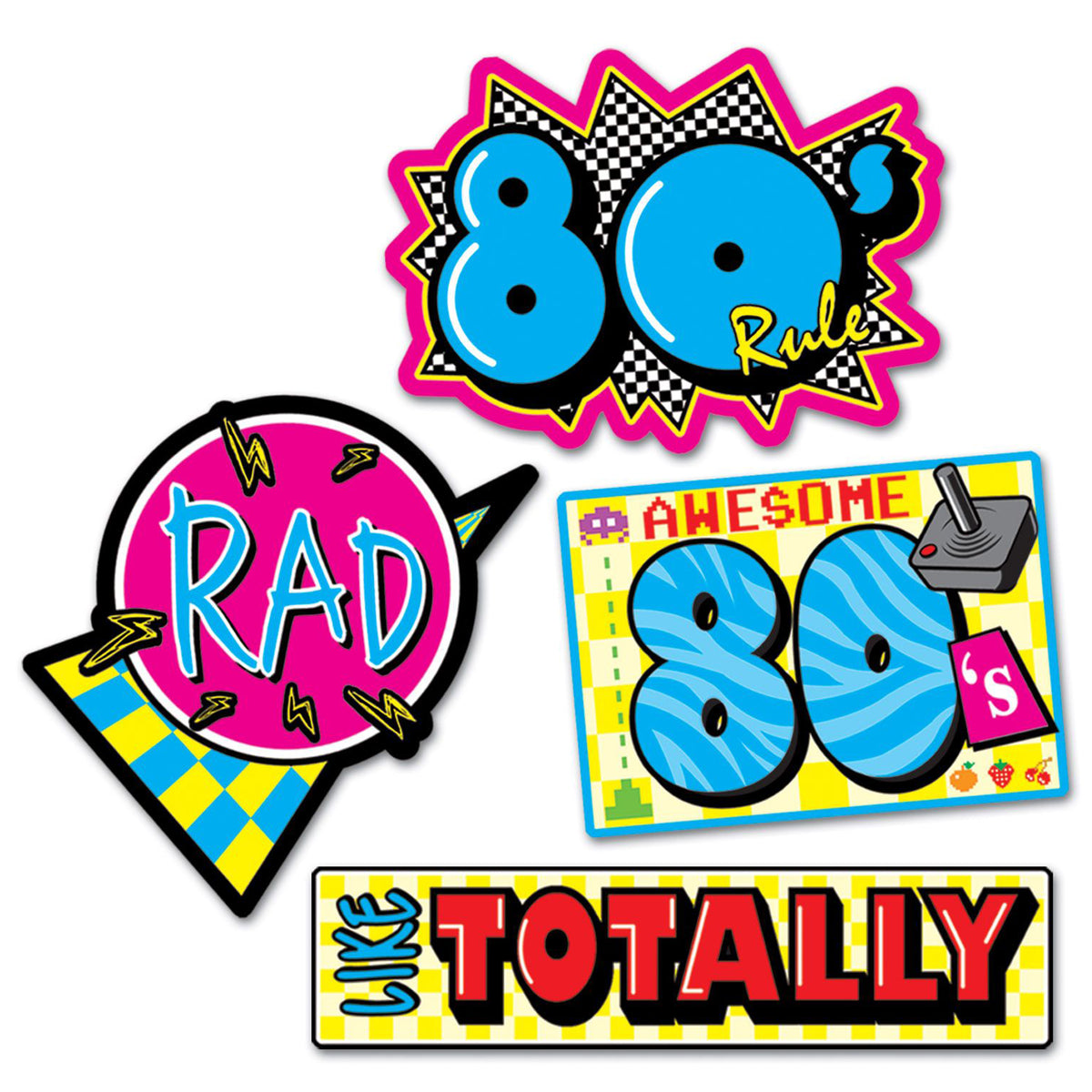 80's Totally Cutouts